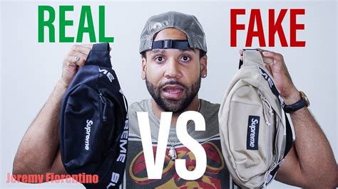 real supreme waist bag vs fake|genuine supreme vs false.